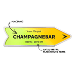 Veuve Clicquot Veuve Clicquot Yellow Label Brut NV 75 cl. Personliggør Green Arrow Tin kasse - PremiumBottles