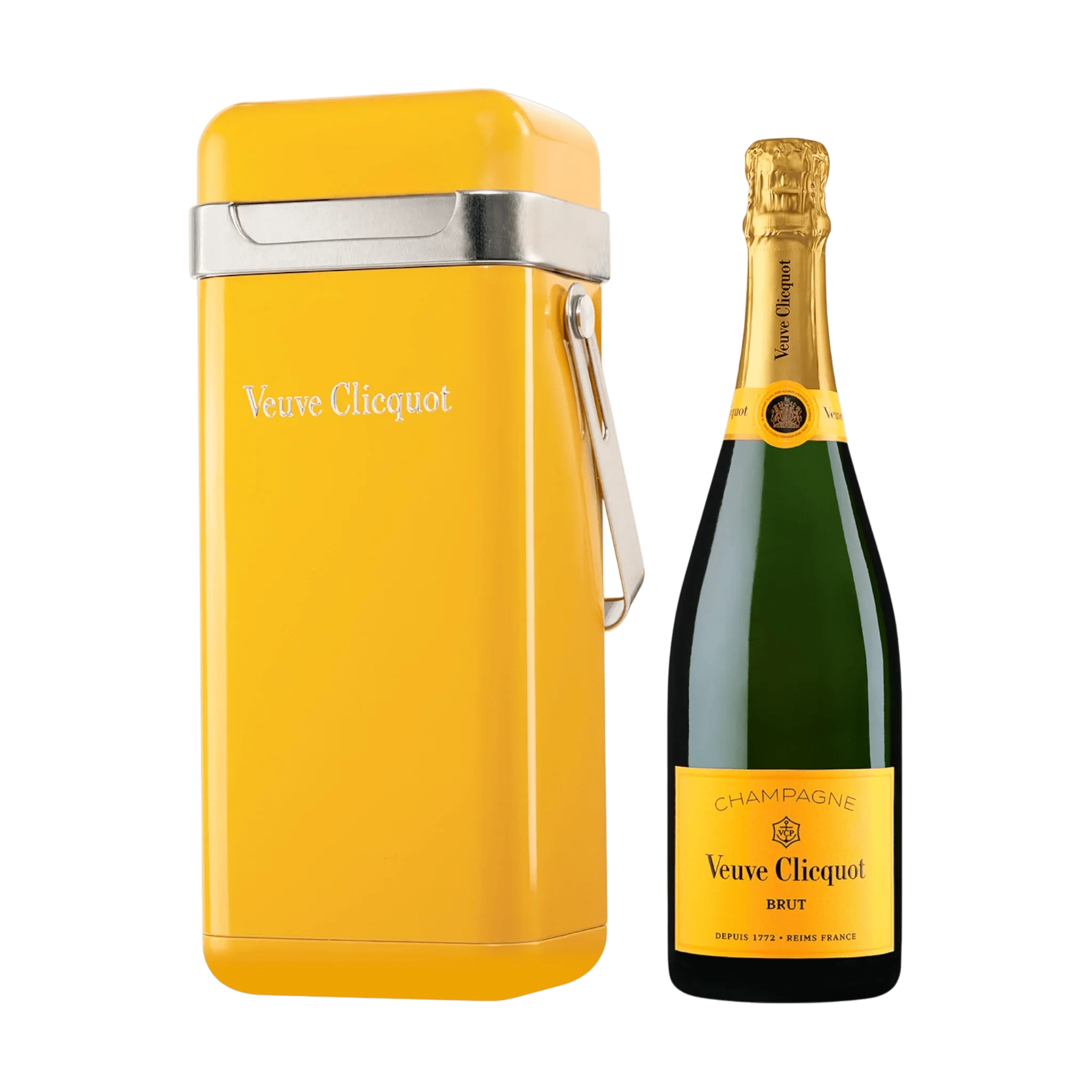 Veuve Clicquot Veuve Clicquot Yellow Label Brut NV 75 cl. Gul Cooler Limited Edition - PremiumBottles